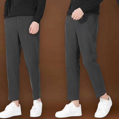 Osaka - Calças casuais de algodão Preto