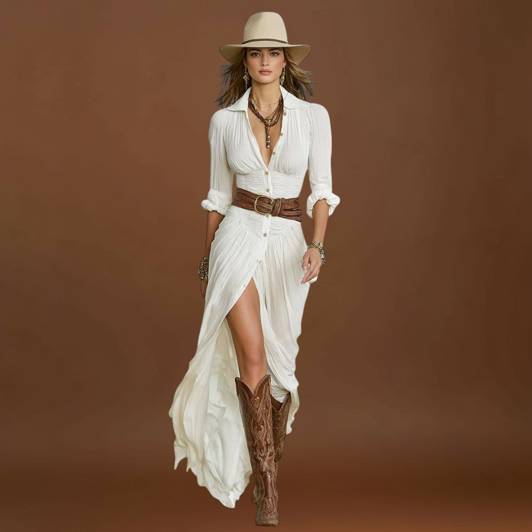 Julia - Vestido longo maxi