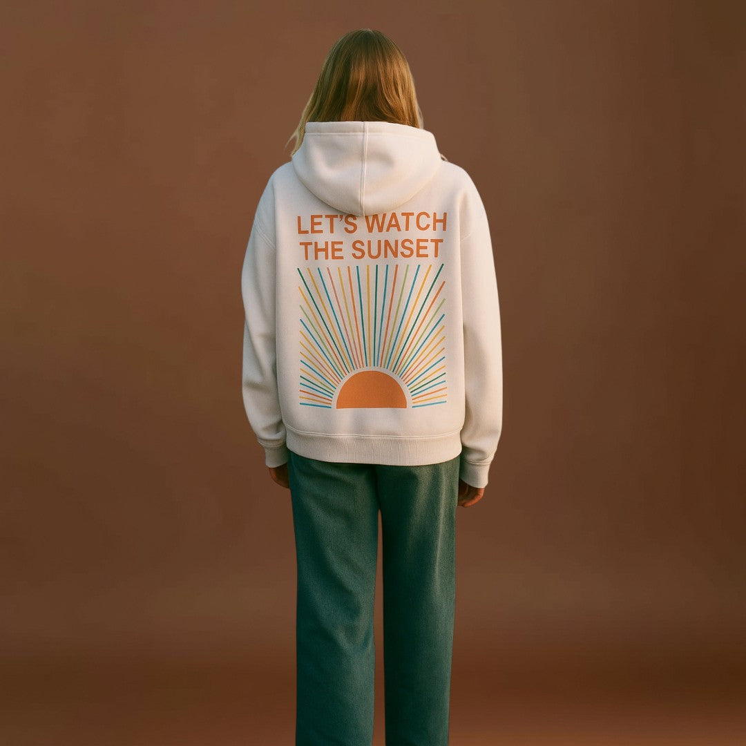 Mariana - Hoodie de Serenidade ao Entardecer