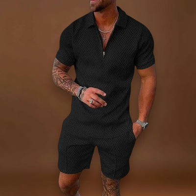 André | Conjunto de Camisa Polo e Calções