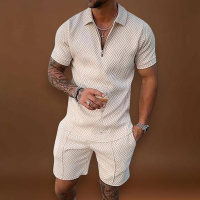 André | Conjunto de Camisa Polo e Calções