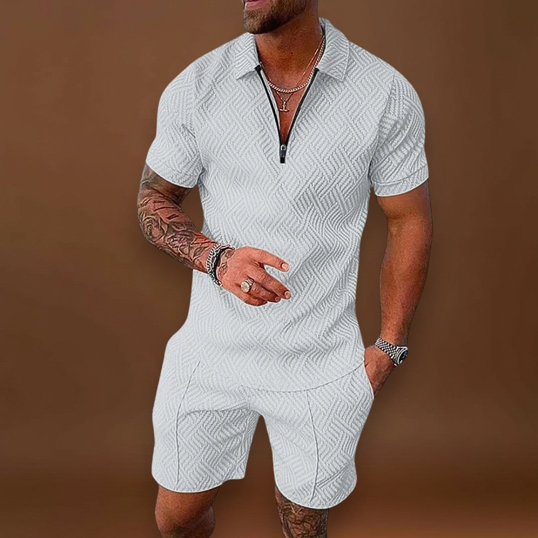 André | Conjunto de Camisa Polo e Calções