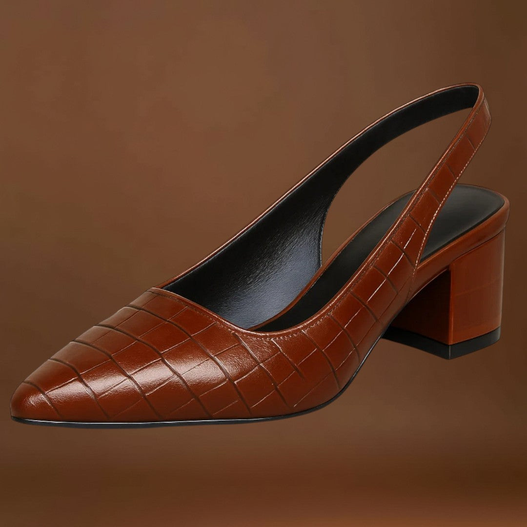 Vera – Sapatos de salto alto crocodilo