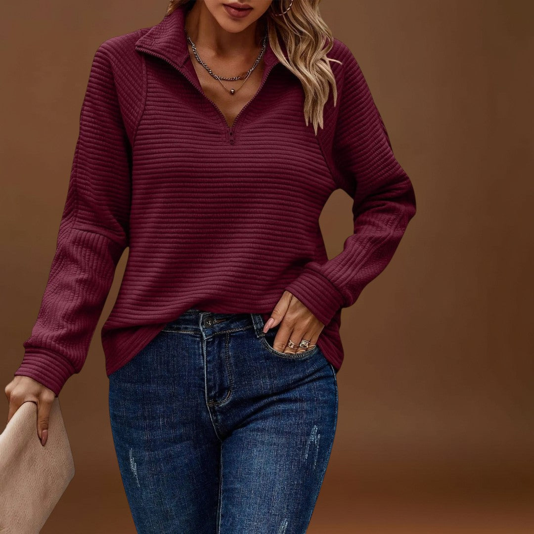 Leonor - Sweater Elegante com fecho