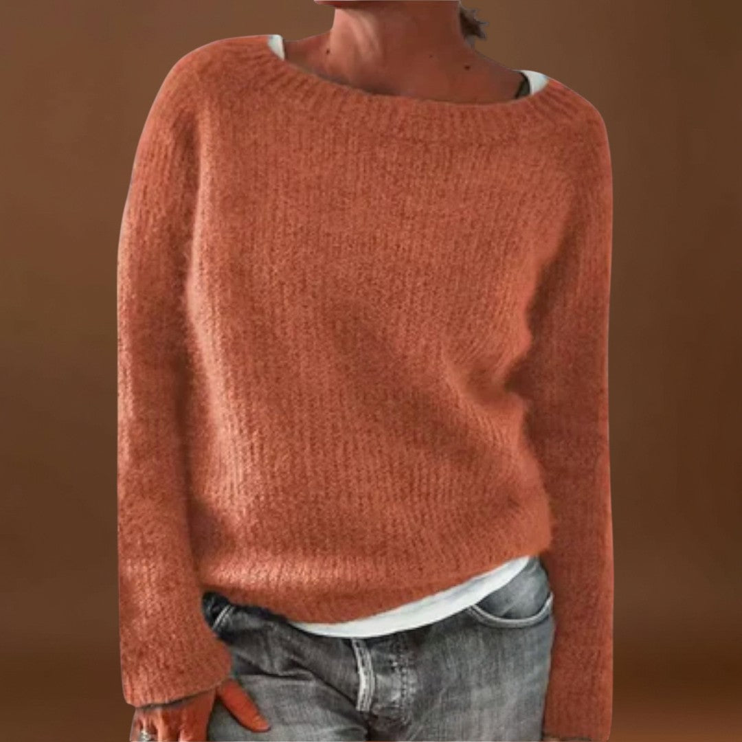 Bruna – camisola de malha de cor única