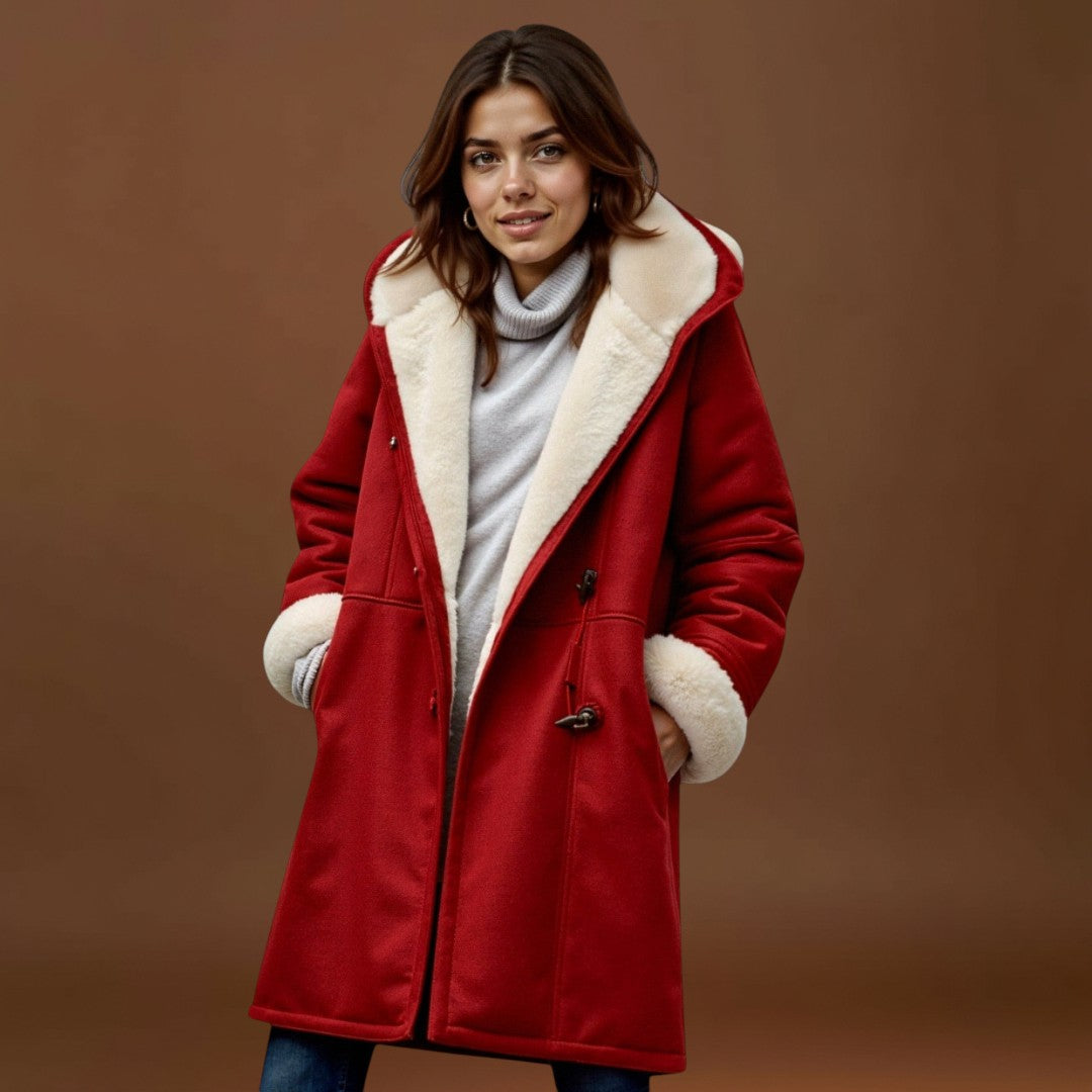 Ana - Casaco Aconchegante com Forro de Pele