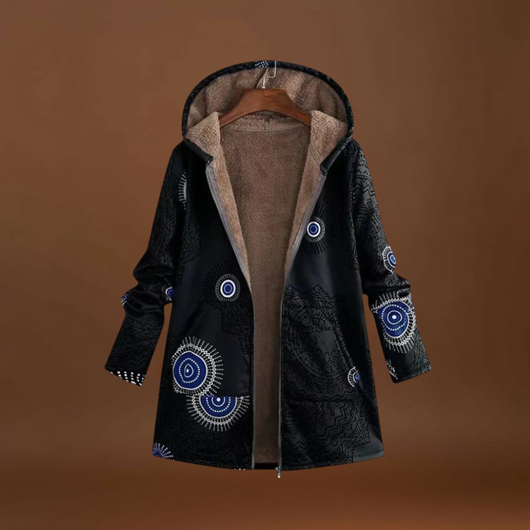 Aurora - Casaco com capuz quente e macio