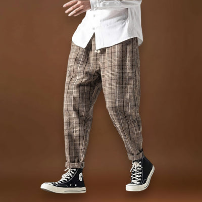 Kosei - Calças de algodão Conforto Preto