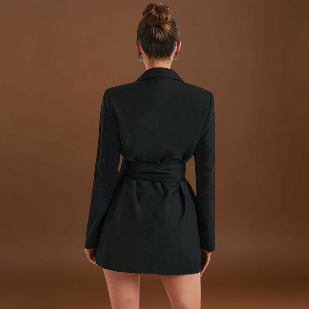 Zélia - Vestido Blazer com Decote em V