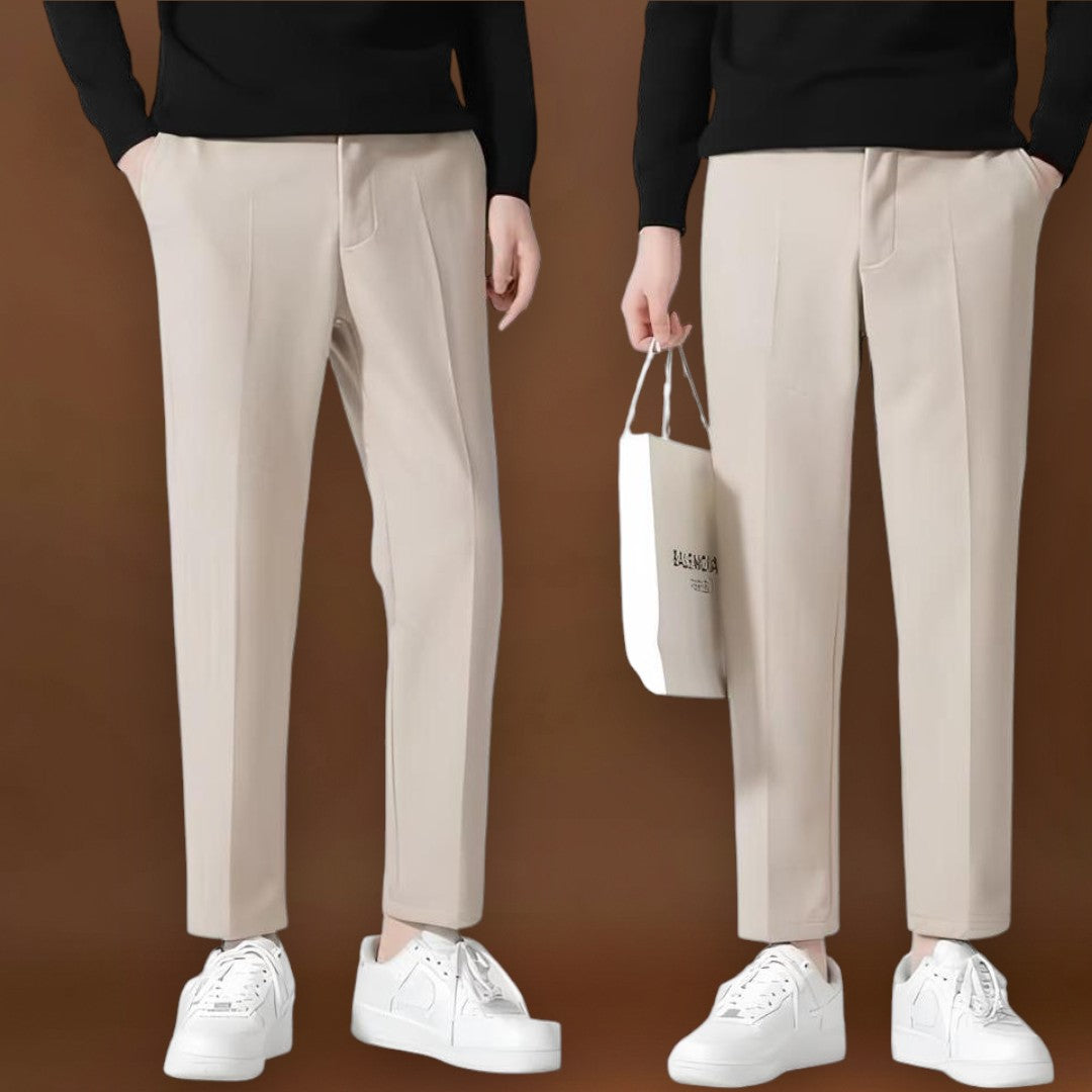 Osaka - Calças casuais de algodão Preto