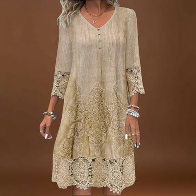 Lucia - Vestido de Bordado Elegante