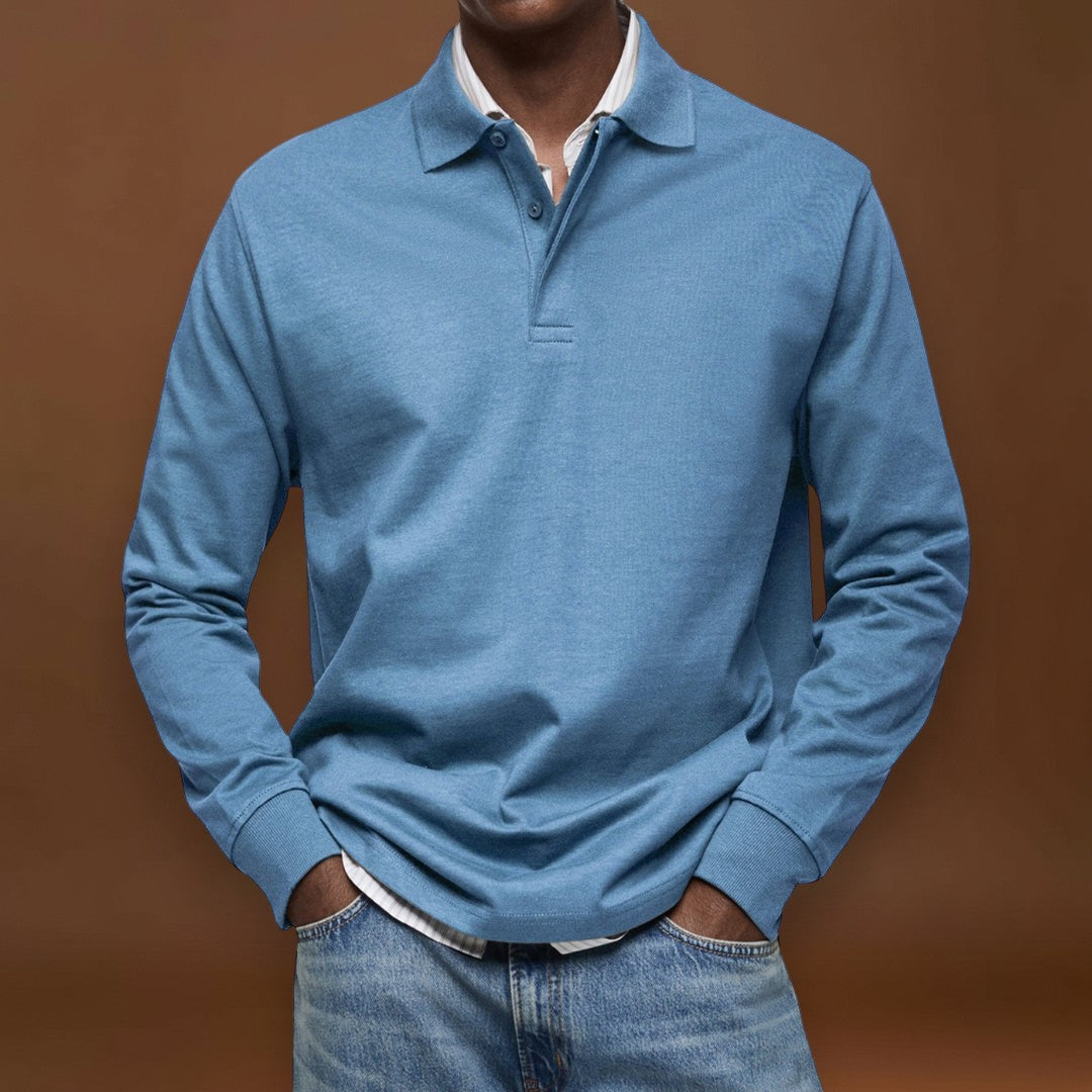 Eduardo - Polo De Luxo De Mangas Compridas