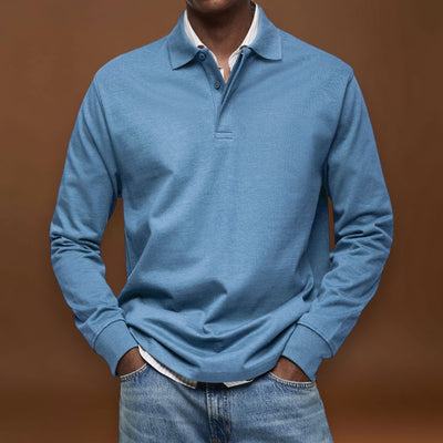 Eduardo - Polo De Luxo De Mangas Compridas