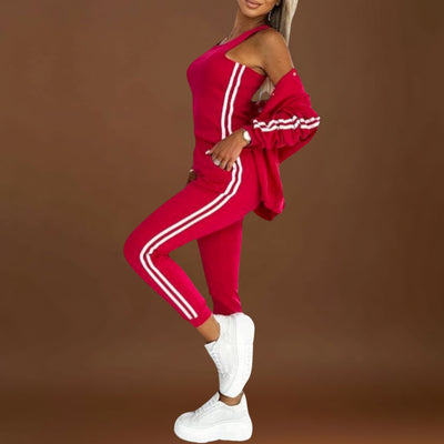 Eulalia - Conjunto de casaco, colete e calças