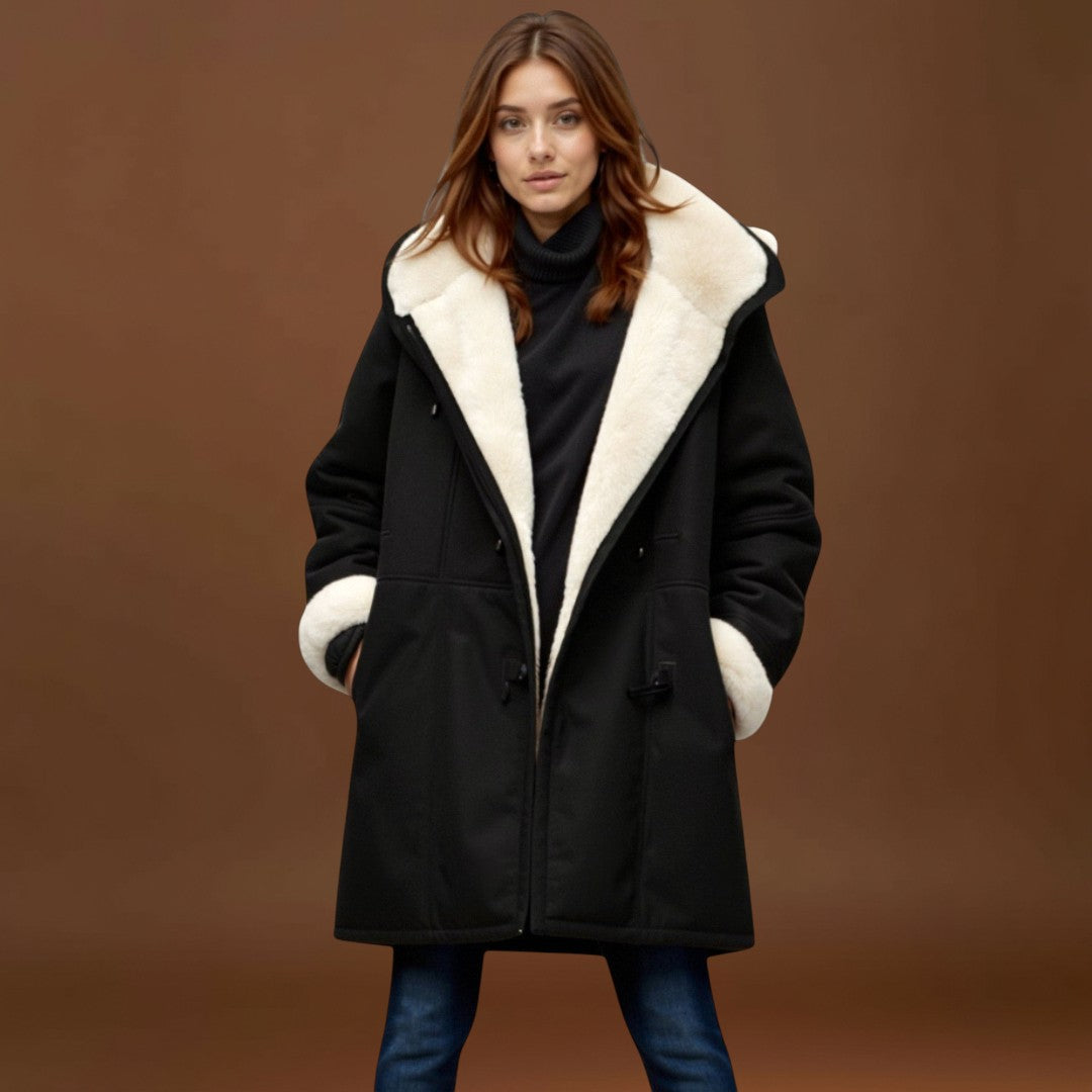 Ana - Casaco Aconchegante com Forro de Pele