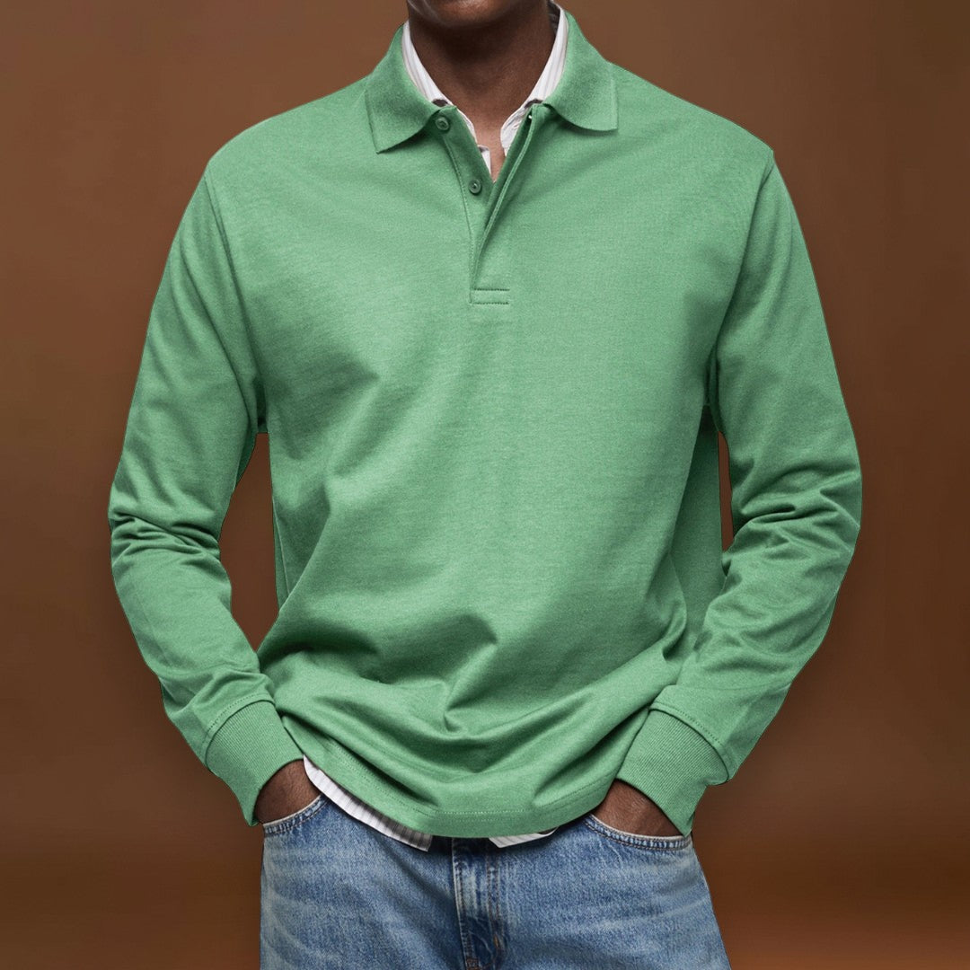 Eduardo - Polo De Luxo De Mangas Compridas