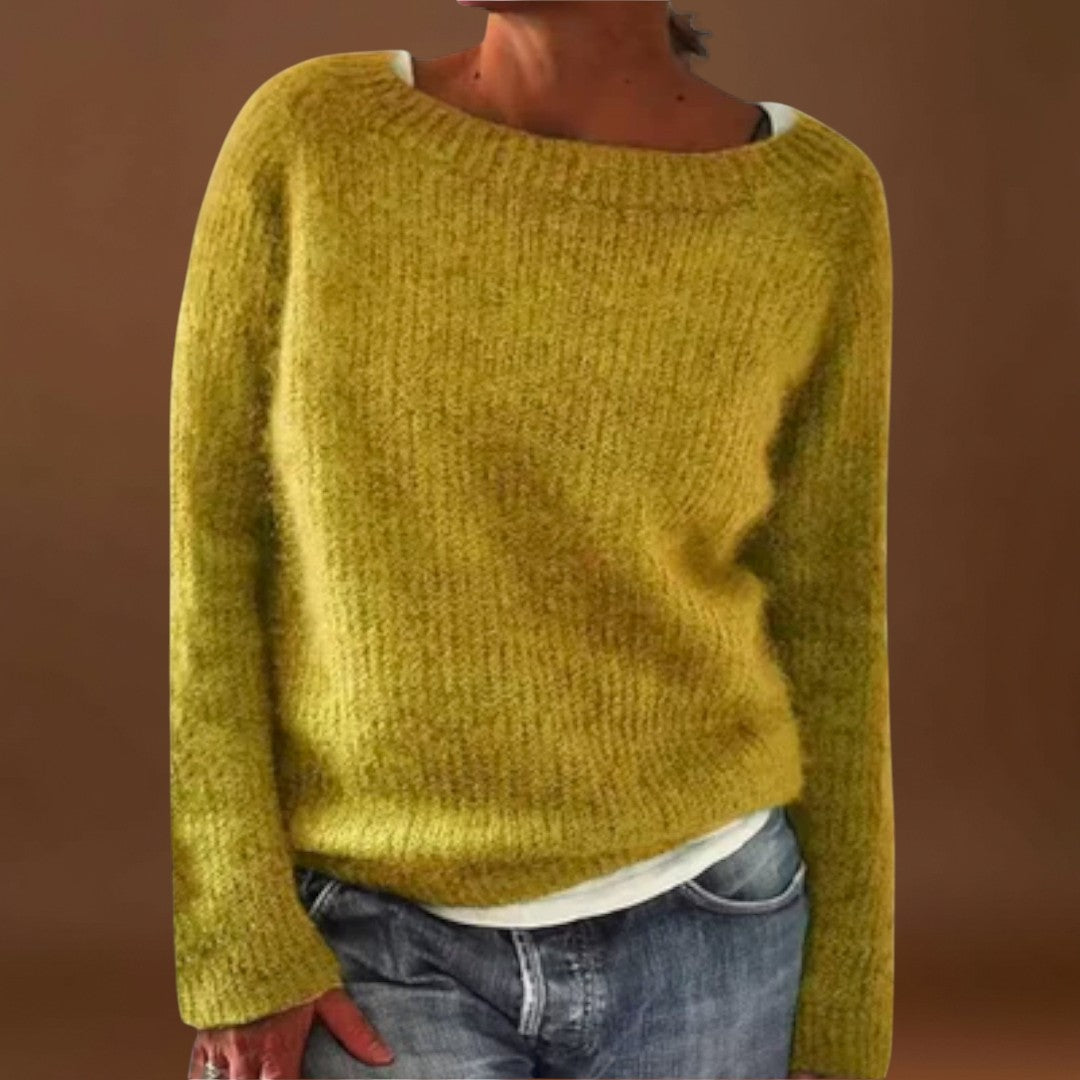 Bruna – camisola de malha de cor única