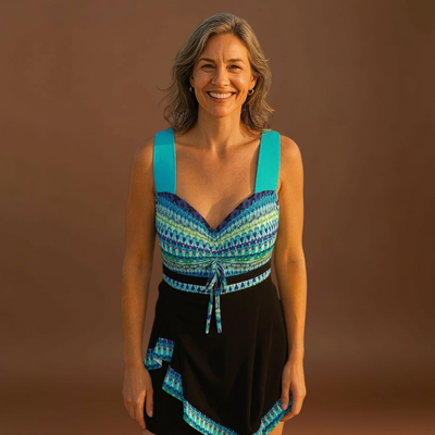 Francisca – Conjunto de banho vibrante de duas peças