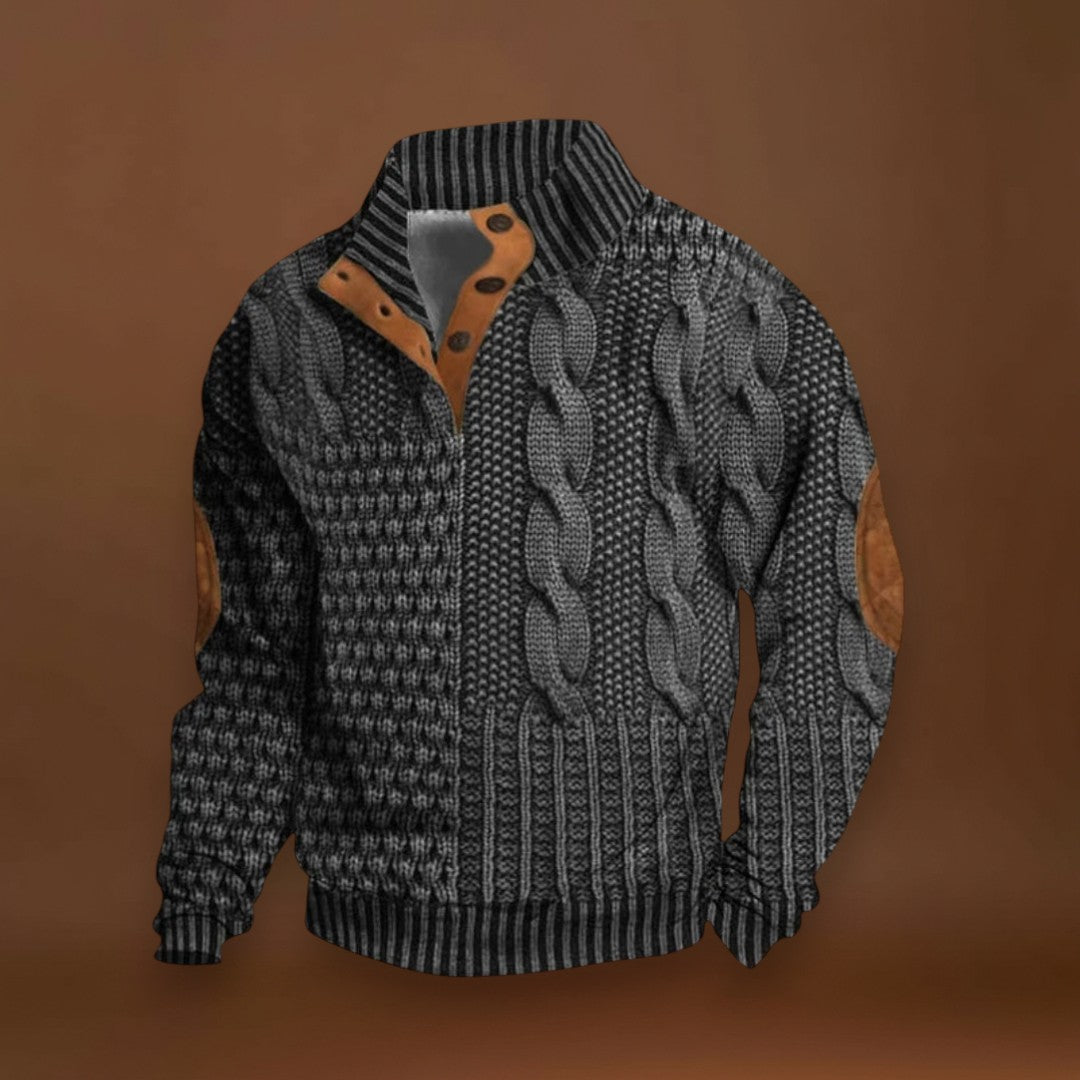 Rui | Camisola Estilosa Com Padrão de Trança