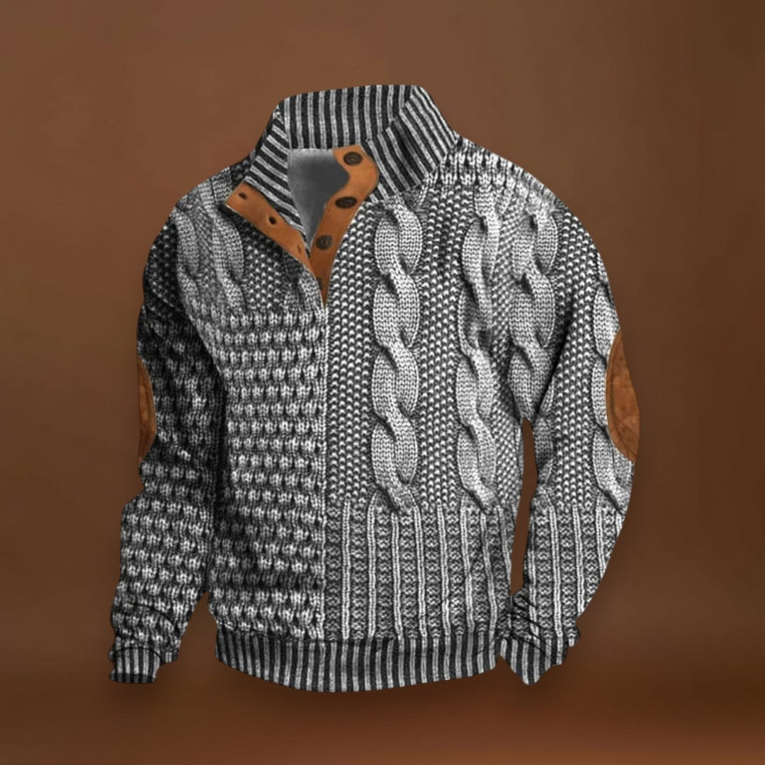 Rui | Camisola Estilosa Com Padrão de Trança