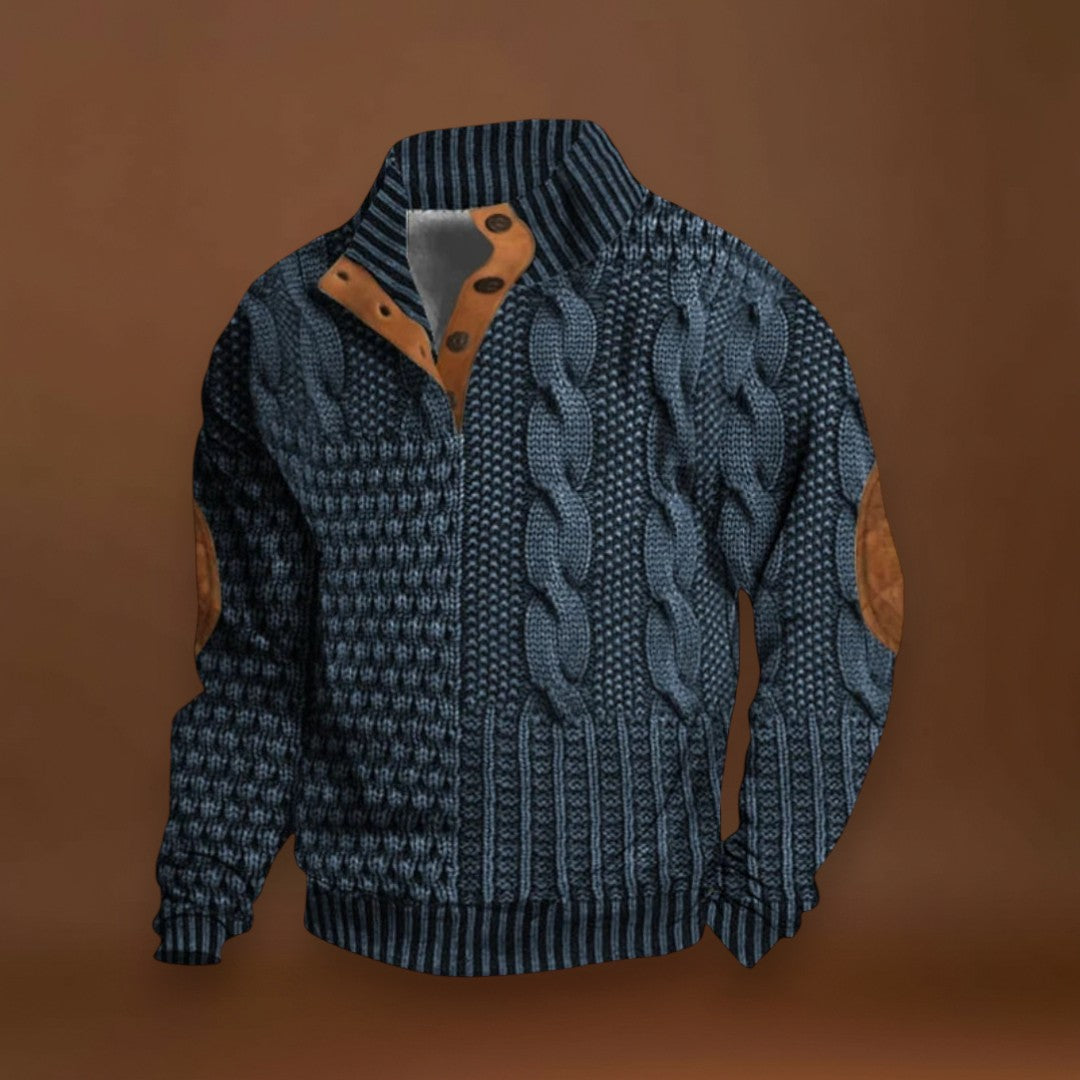 Rui | Camisola Estilosa Com Padrão de Trança