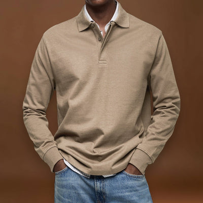 Eduardo - Polo De Luxo De Mangas Compridas