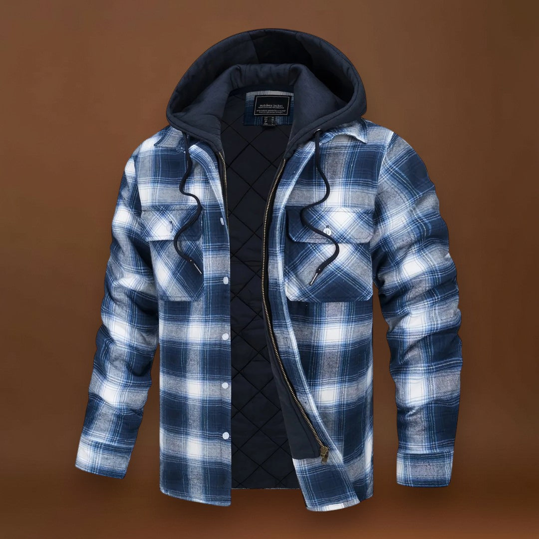 Carlos - Casaco Aos Quadrados Com Fecho