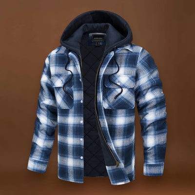 Carlos - Casaco Aos Quadrados Com Fecho