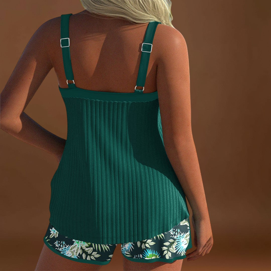 Paula - Conjunto de praia às riscas