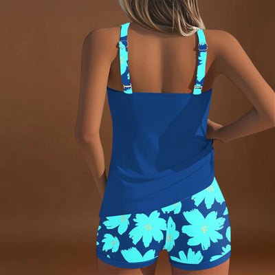 Mariana - Tankini sem mangas com decote em U