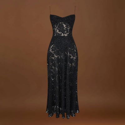 Serena - Vestido longo elegante para casamentos e eventos