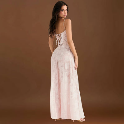 Serena - Vestido longo elegante para casamentos e eventos