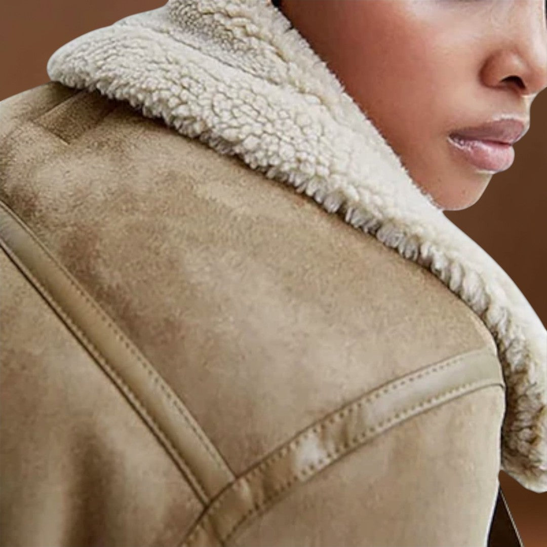 Catarina - Casaco Aviador de Camurça