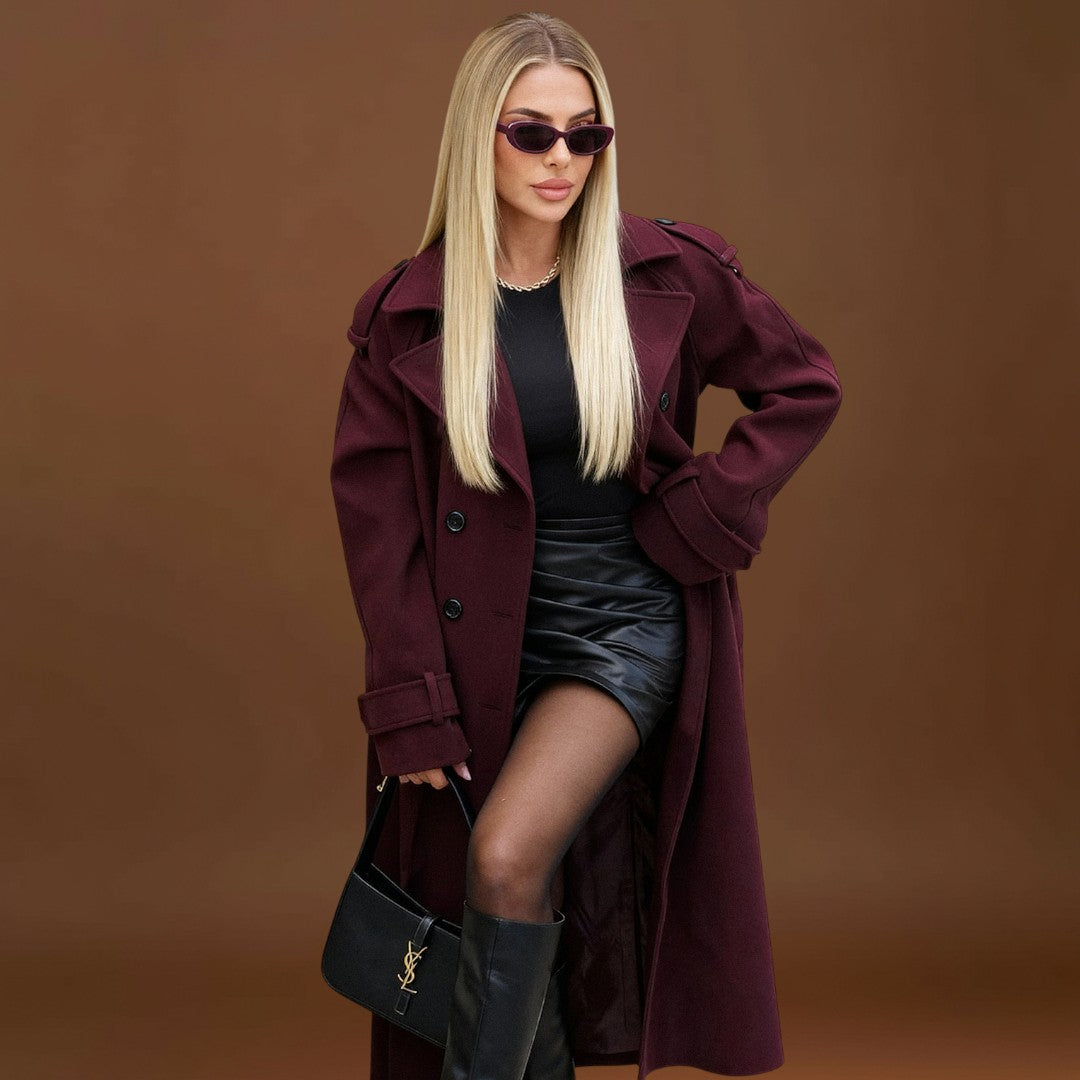 Amalia | Casaco Bordô