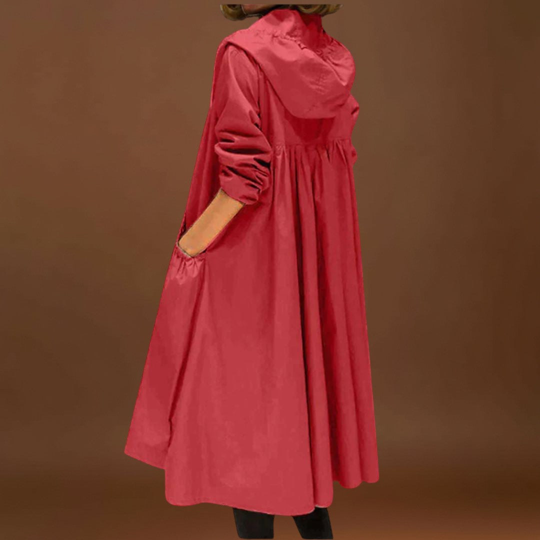 Roberta - Gabardina comprida para conforto