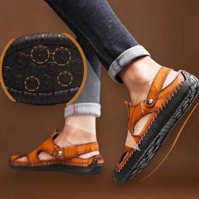 Évasion - Sandálias de couro para homem