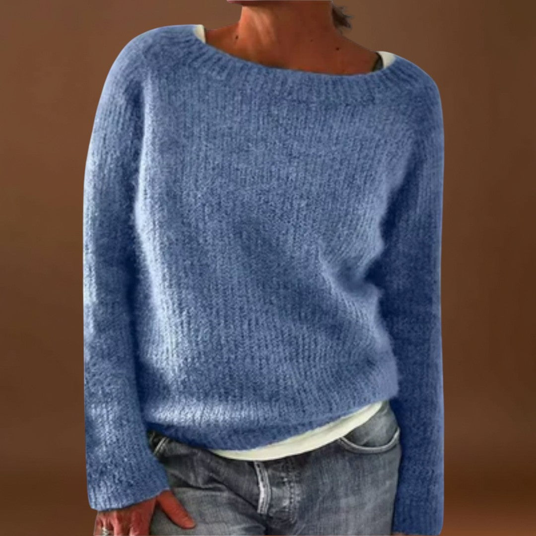 Bruna – camisola de malha de cor única