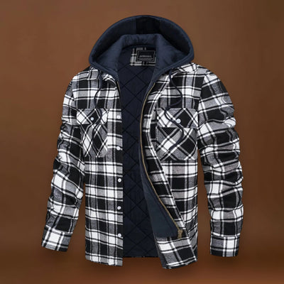 Carlos - Casaco Aos Quadrados Com Fecho