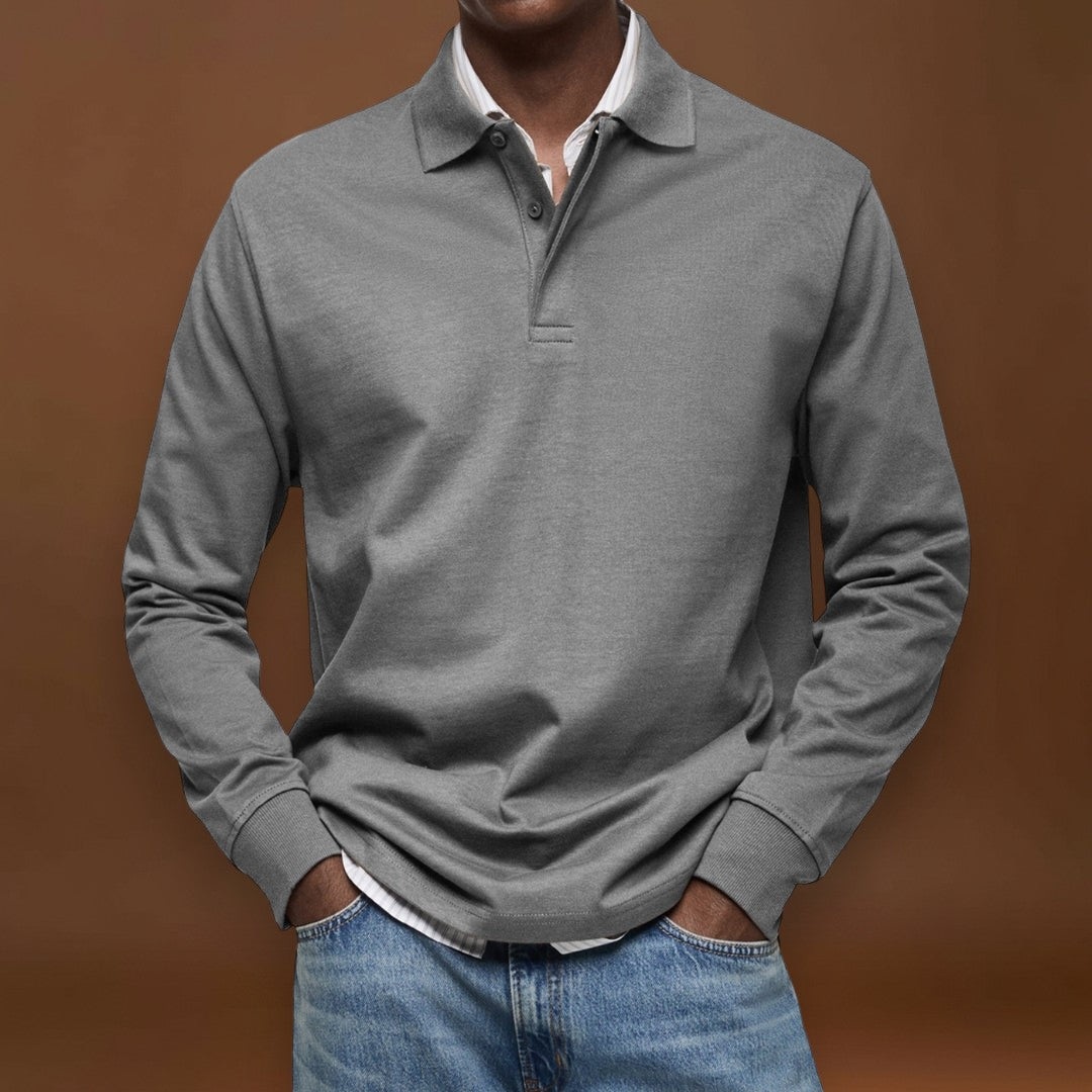 Eduardo - Polo De Luxo De Mangas Compridas