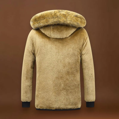 Rafael | Parka De Inverno Quente Com Capuz De Pelo