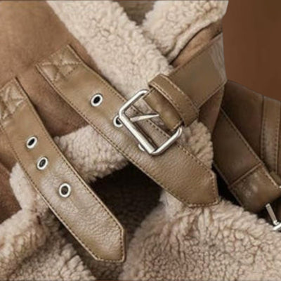 Catarina - Casaco Aviador de Camurça