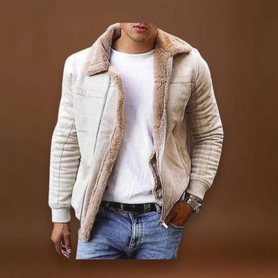 André | Casaco de Inverno Quente Forrado em Pele Sintética