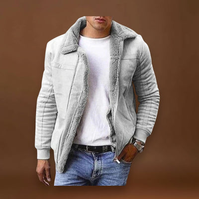 André | Casaco de Inverno Quente Forrado em Pele Sintética