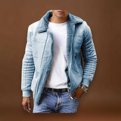 André | Casaco de Inverno Quente Forrado em Pele Sintética