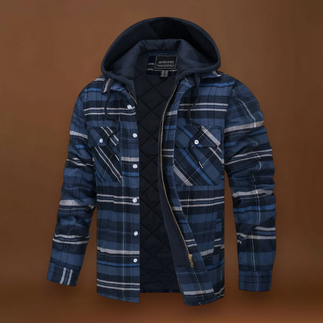 Carlos - Casaco Aos Quadrados Com Fecho