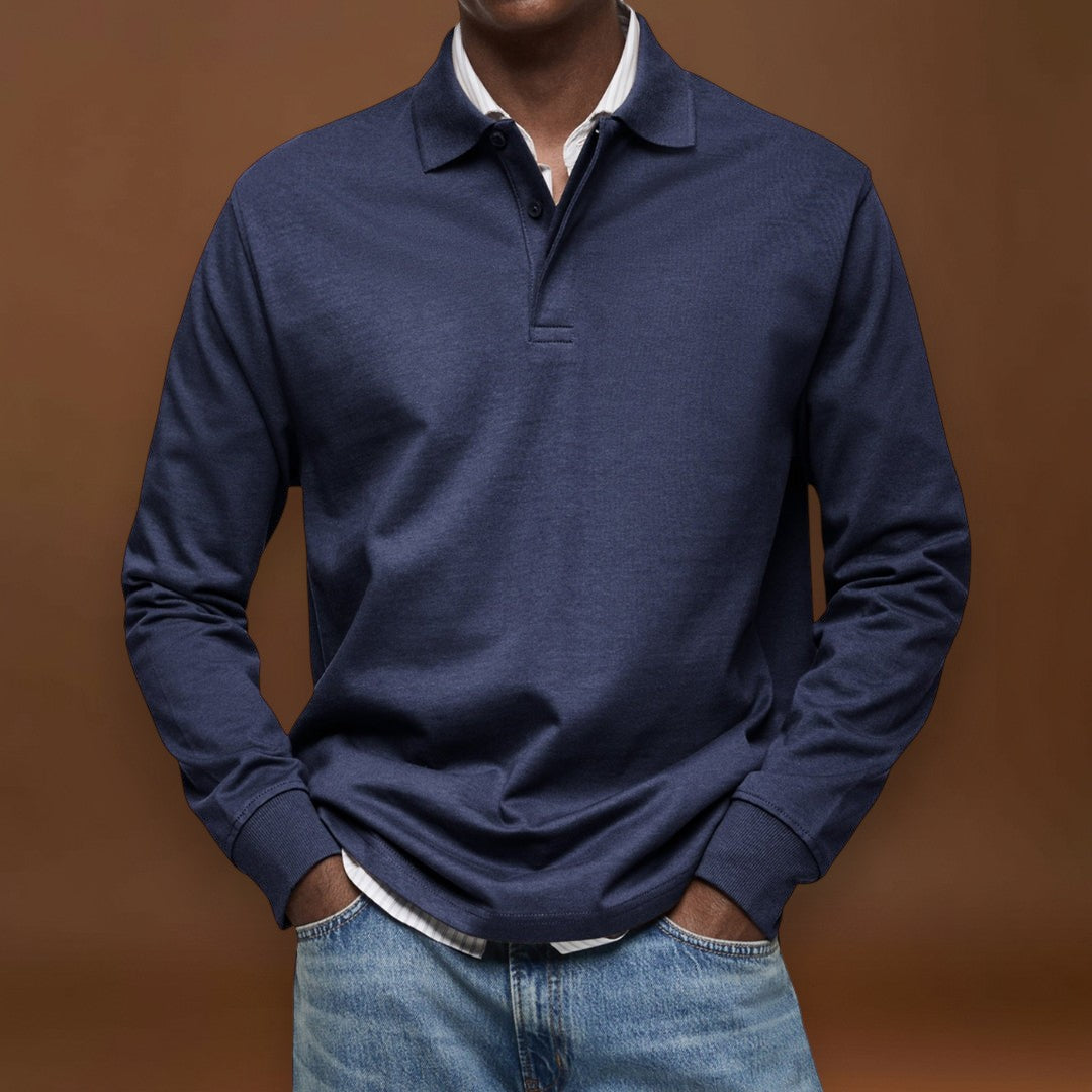 Eduardo - Polo De Luxo De Mangas Compridas