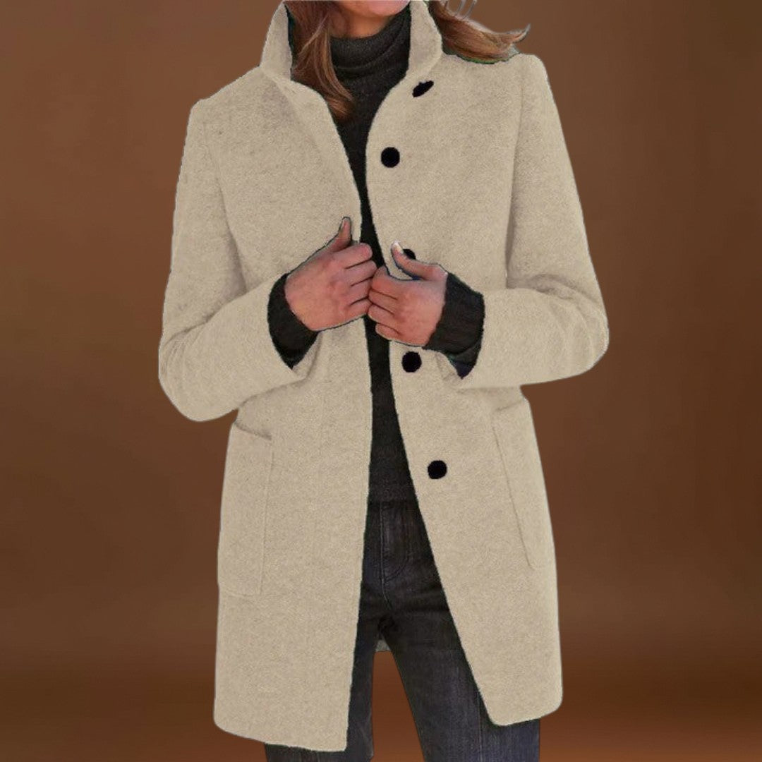 Debora - Casaco clássico em mistura de lã