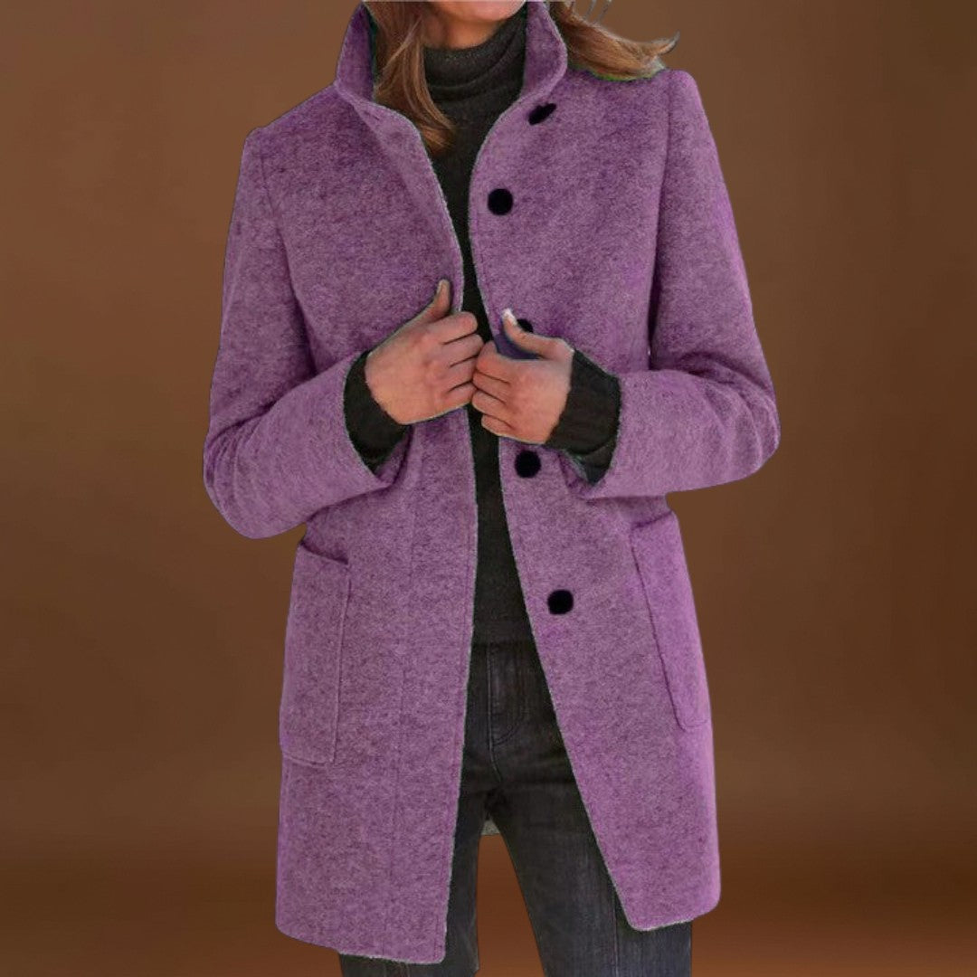 Debora - Casaco clássico em mistura de lã