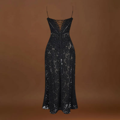 Serena - Vestido longo elegante para casamentos e eventos