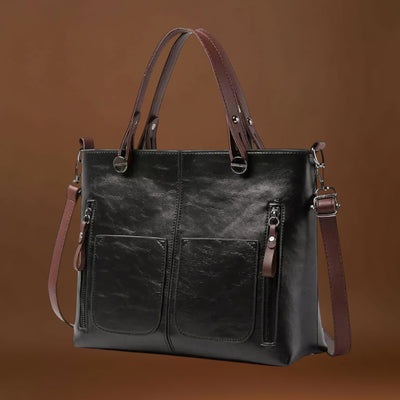Maria. - Bolsa de couro elegante